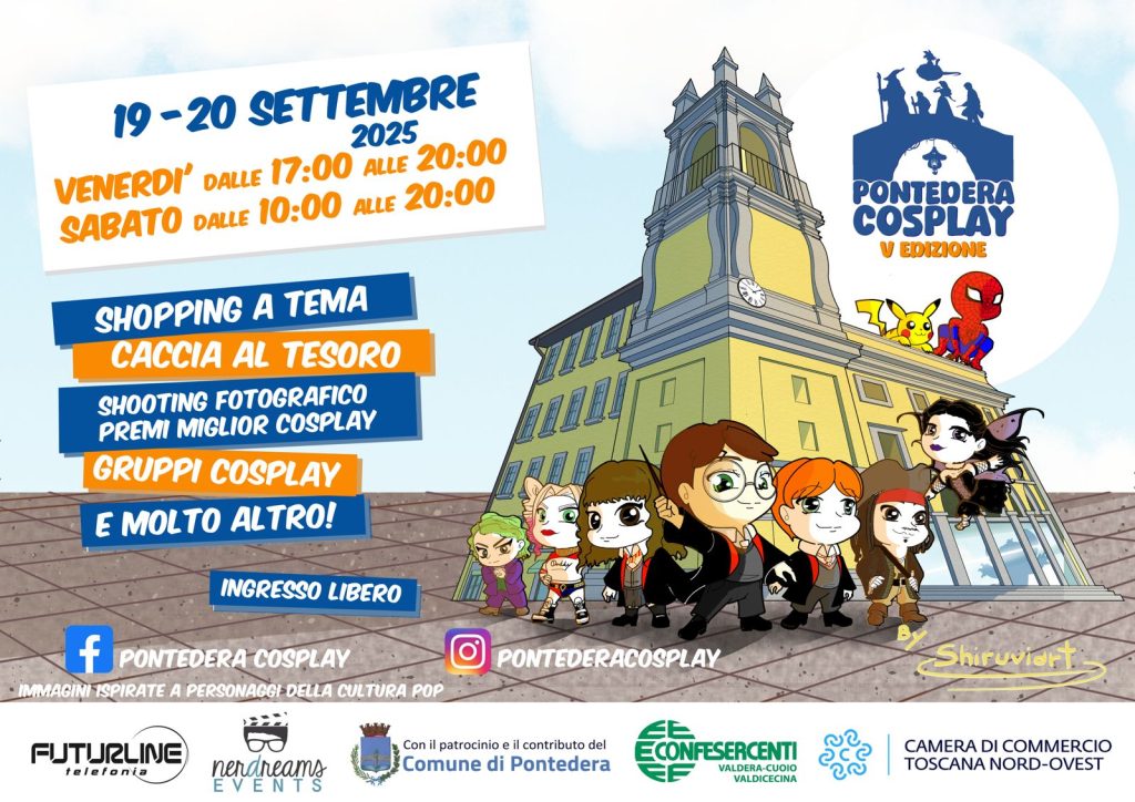 Il mondo del Fantasy sta tornando a Pontedera 🧝‍♀️🧙‍♂️