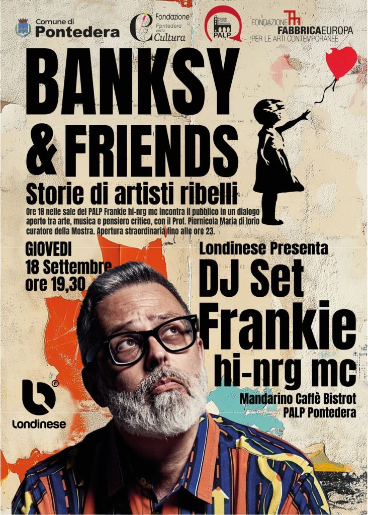Un dialogo aperto tra arte, musica e pensiero politico che si conclude con un dj set ribelle!